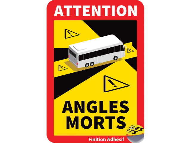 Signalisation angles morts bus